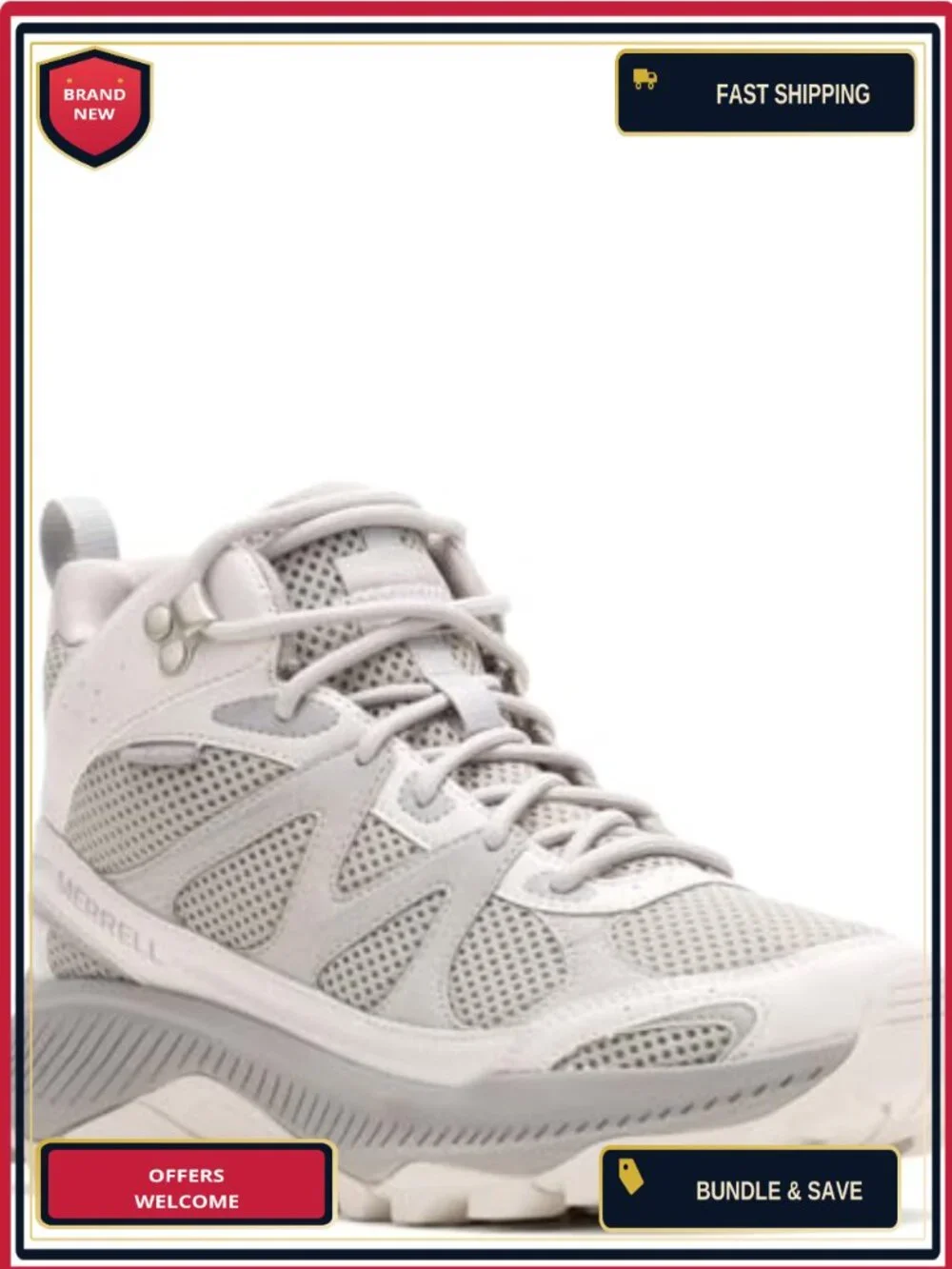 Waterproof Hiking Boots Ankle Lace Up Leather